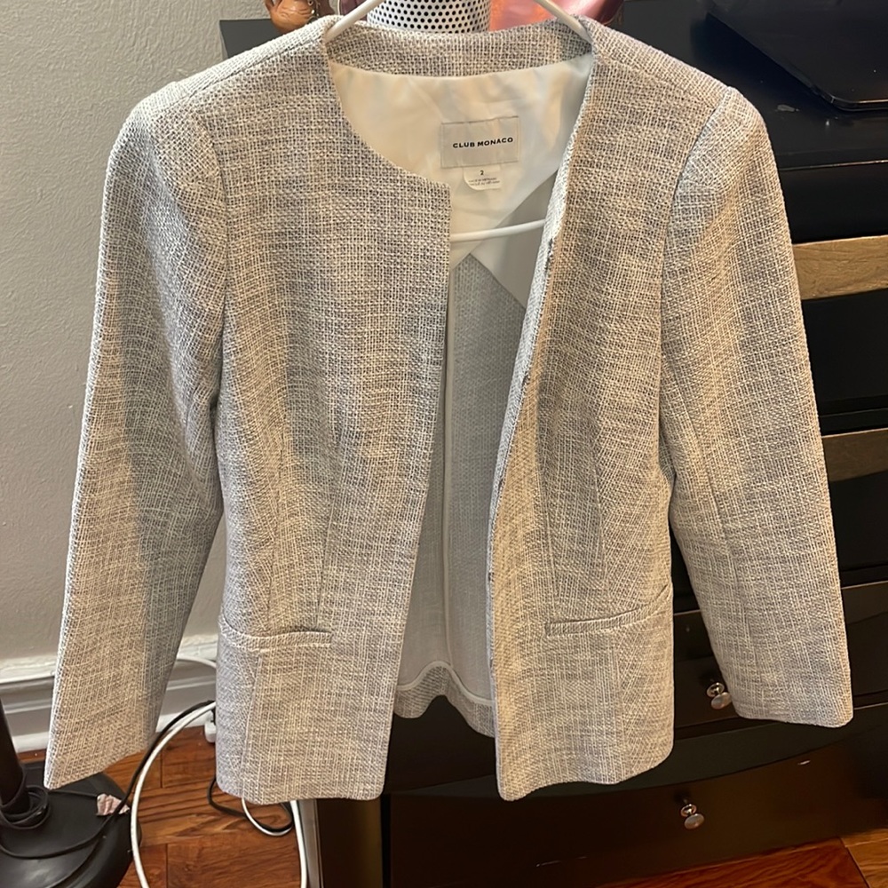 Beautiful round neck blazer